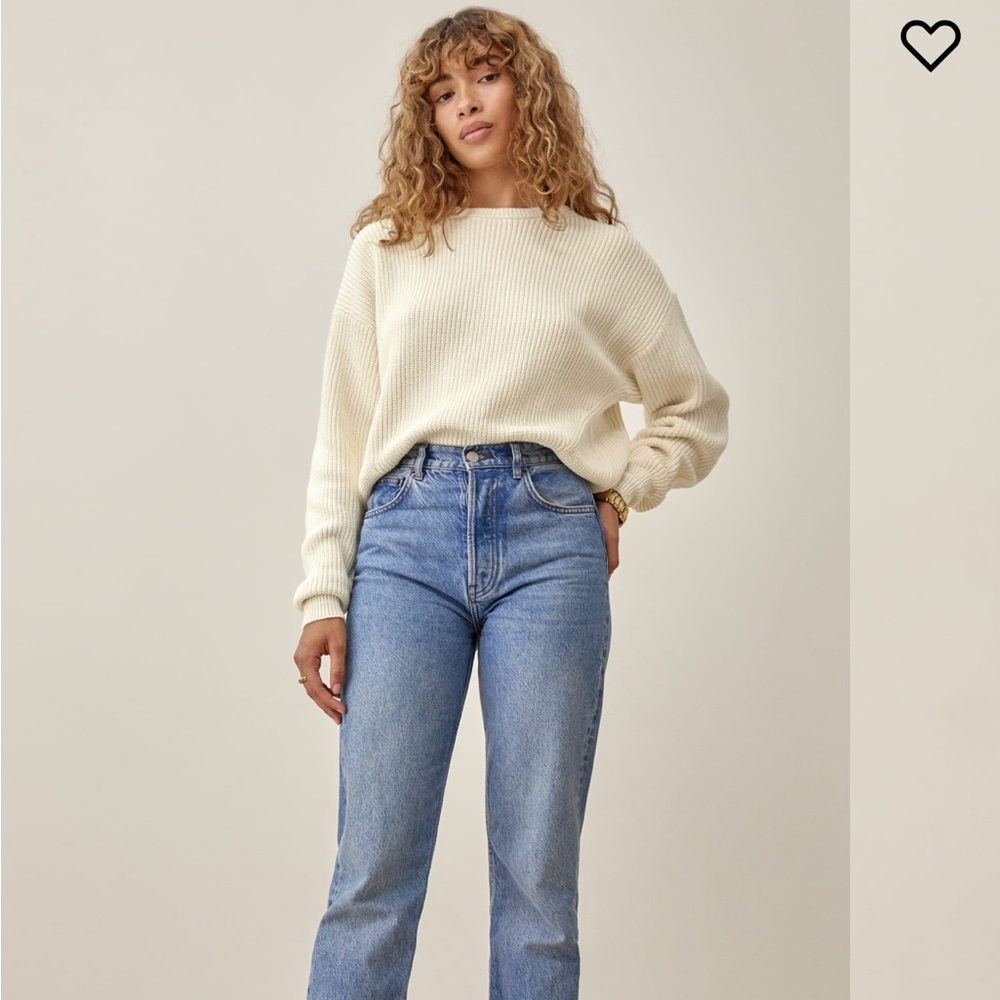 Reformation | Winnie Sweater | Cream | Size S